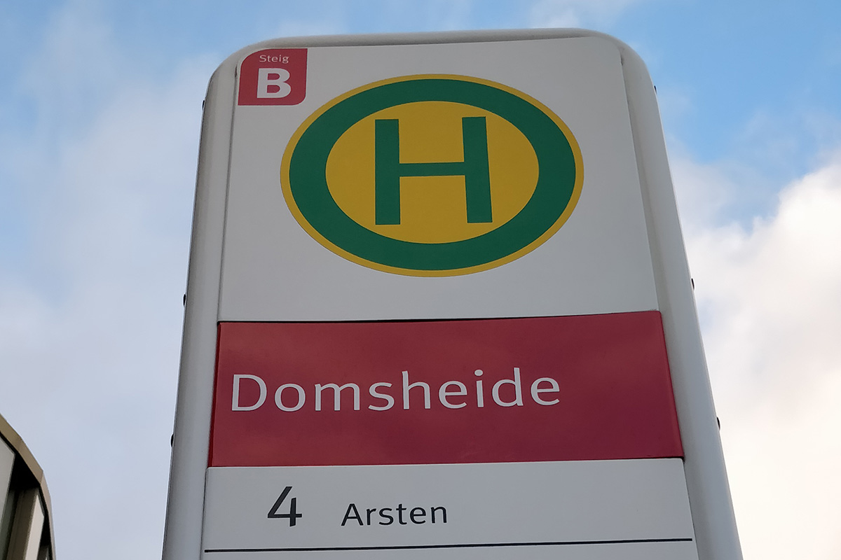 Haltestelle Domsheide in Bremen
