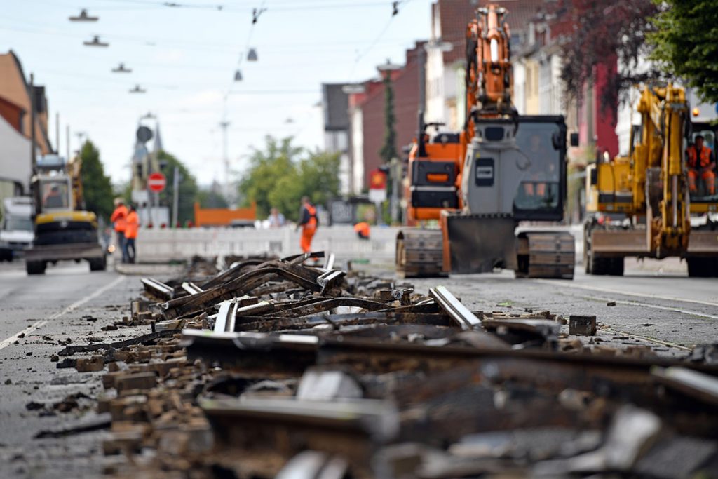 Baustelle Waller Heerstraße: Knack Und Weg - BSAG MOBILDIALOG