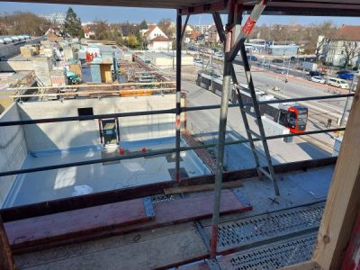 Neuer BSAG-Betriebshof in Gröpelingen – Bauarbeiten schreiten sichtbar voran